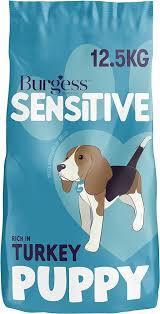 Burgess Sensitive Puppy Turkey 12.5kg - North East Pet Shop Burgess