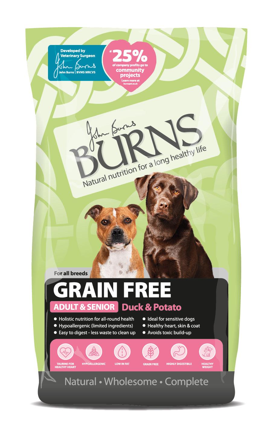 Burns Adult Grain Free Duck - North East Pet Shop Burns