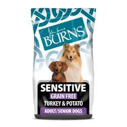 Burns Adult/Senior Dogs Sensitive Grain Free Turkey & Potato - North East Pet Shop Burns