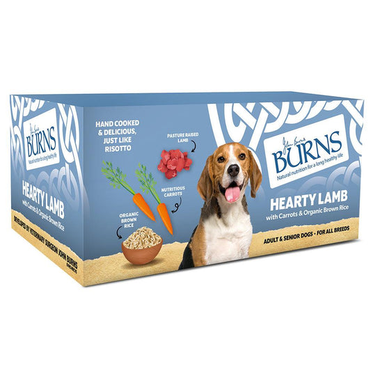 Burns Dog Tray Hearty Lamb 12x150g - North East Pet Shop Burns