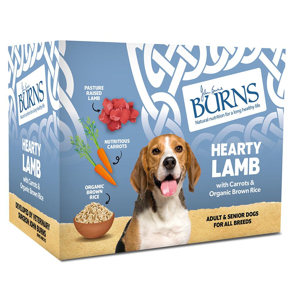 Burns Dog Tray Hearty Lamb 6x395g - North East Pet Shop Burns