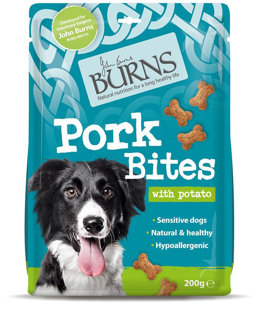 Burns Pork Bites 10x200g - North East Pet Shop Burns