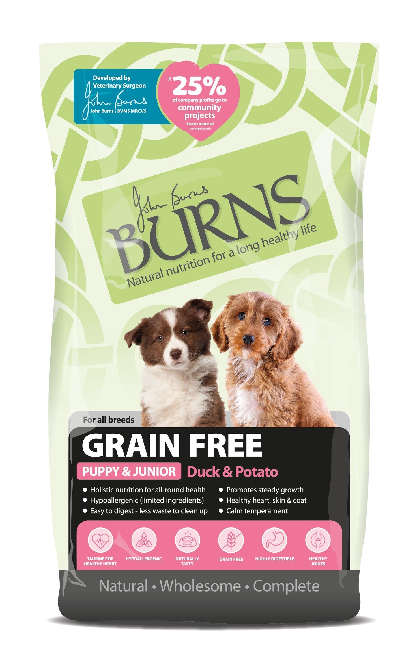 Burns Puppy Grain Free Duck - North East Pet Shop Burns