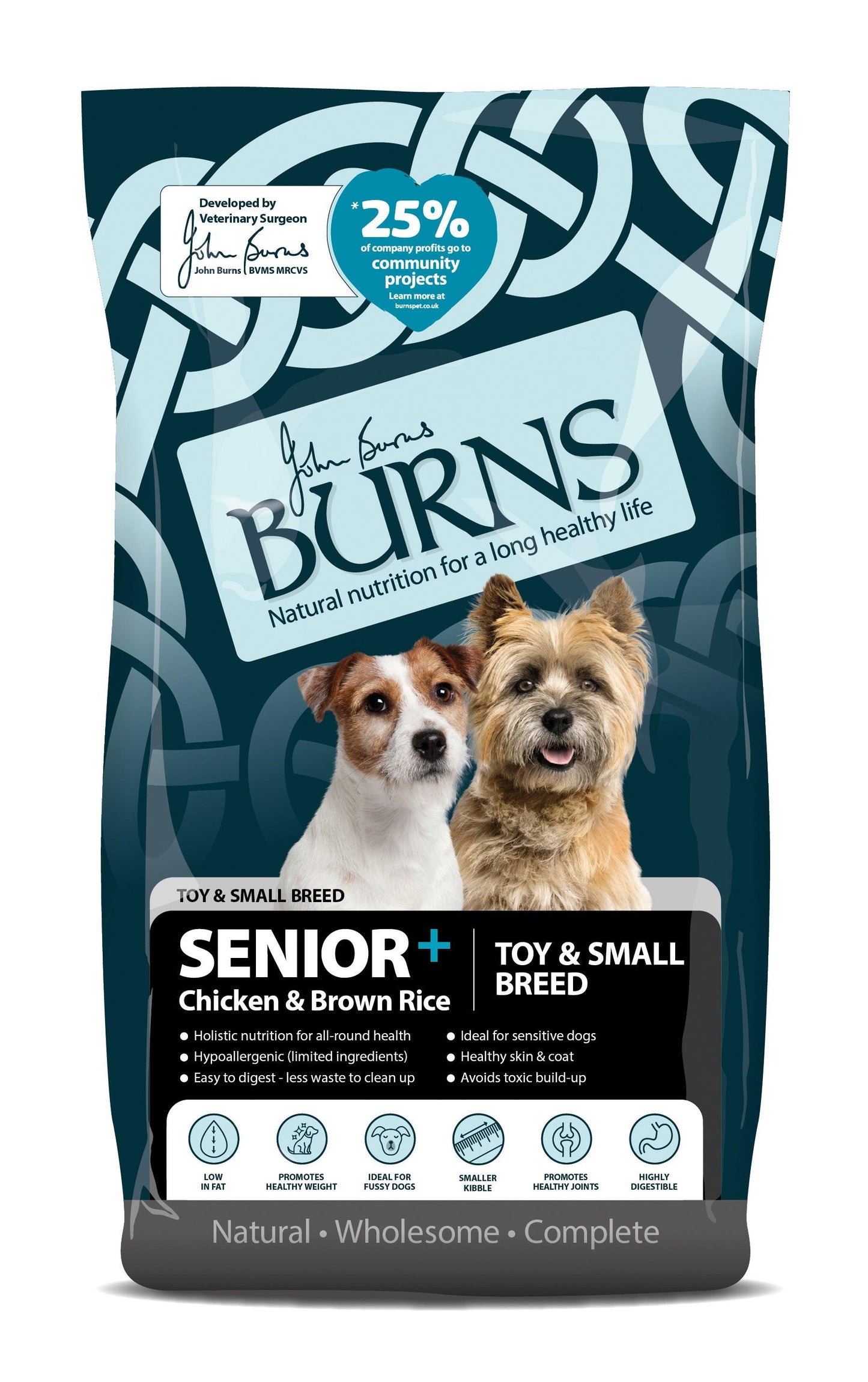 Burns Senior Small & Toy Breed - North East Pet Shop Burns