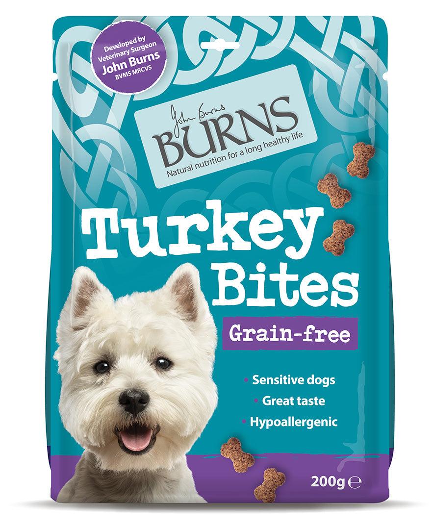 Burns Turkey Bites 10x200g - North East Pet Shop Burns