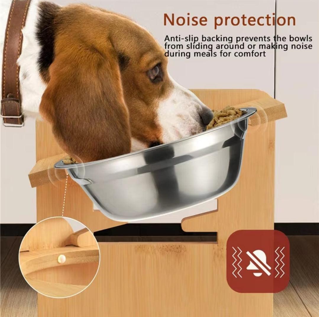 Burnwood Adjustable Dog Bowl & Stand - North East Pet Shop Dog Shack UK
