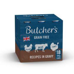 Butcher's Recipes in Gravy Dog Food Cans 18pk - North East Pet Shop Butchers