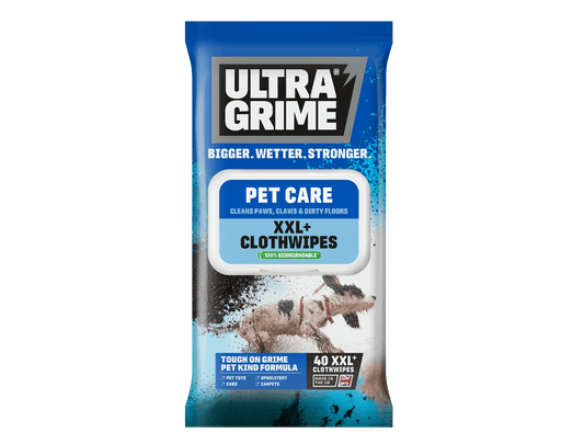 BUY ONE GET ONE FREE UltraGrime XXL Pet Care Clothwipes 40pk - North East Pet Shop Ultra Grime