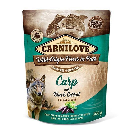 Carnilove Carp with Black Carrot Wet Dog Food 12 x 300g - North East Pet Shop Carnilove