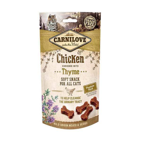 Carnilove Chicken with Thyme Cat Treats 12 x 50g - North East Pet Shop Carnilove