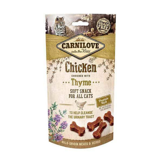 Carnilove Chicken with Thyme Cat Treats 12 x 50g - North East Pet Shop Carnilove