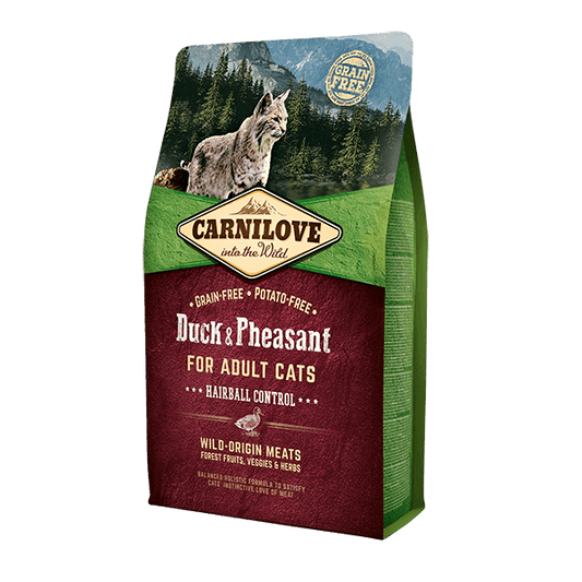 Carnilove Duck & Pheasant Dry Cat Food - North East Pet Shop Carnilove