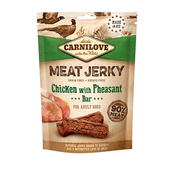 Carnilove Jerky Chicken with Pheasant Bar - North East Pet Shop Carnilove