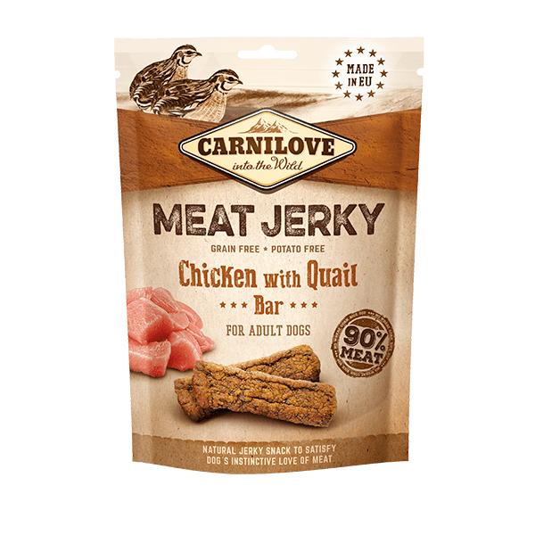 Carnilove Jerky Chicken with Quail Bar - North East Pet Shop Carnilove