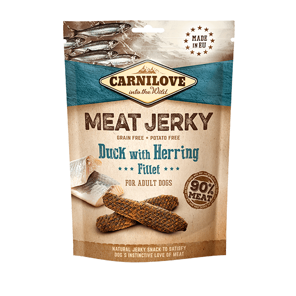 Carnilove Jerky Duck with Herring Fillet - North East Pet Shop Carnilove