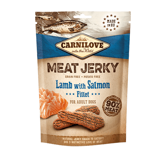 Carnilove Jerky Lamb with Salmon Fillet - North East Pet Shop Carnilove