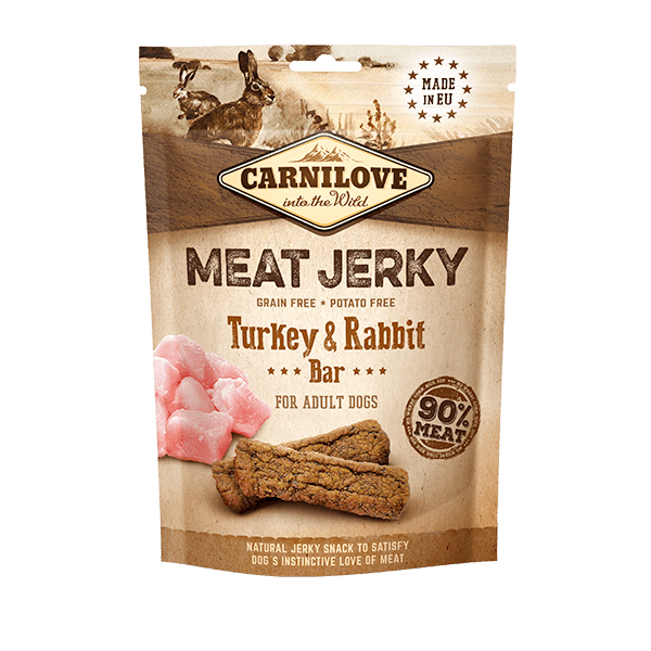 Carnilove Jerky Turkey & Rabbit Bar - North East Pet Shop Carnilove