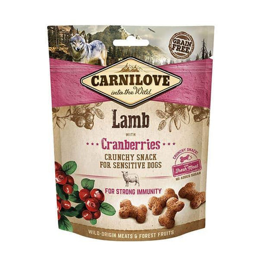 Carnilove Lamb with Cranberries Crunchy Dog Treats - North East Pet Shop Carnilove