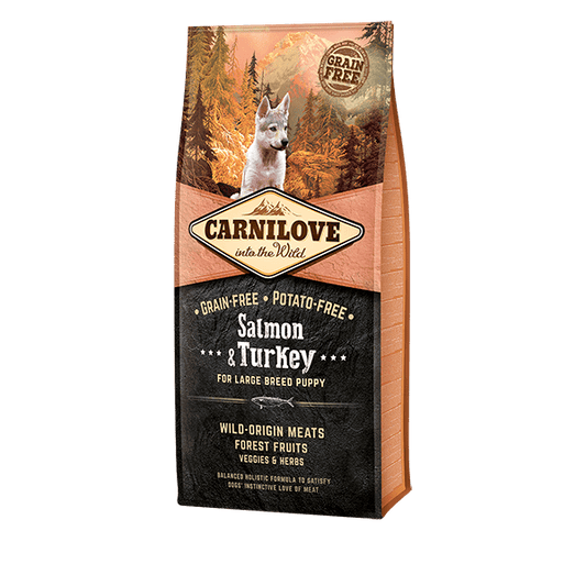 CARNILOVE Large Breed Puppy (Salmon & Turkey)

Dry Dog Food - North East Pet Shop Carnilove