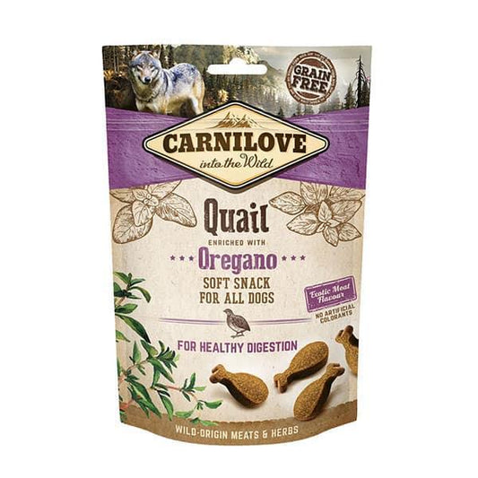 Carnilove Quail enriched with Oregano Soft Dog Treats - North East Pet Shop Carnilove