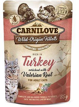 Carnilove Rich in Turkey Enriched with Valerian Root Wet Cat Food 24 x 85g - North East Pet Shop Carnilove