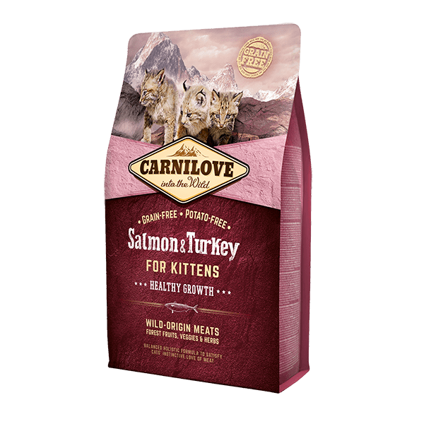 Carnilove Salmon & Turkey Kitten - North East Pet Shop Carnilove