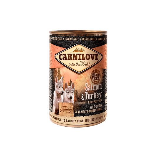 Carnilove Salmon & Turkey Puppy 6 x 400g - North East Pet Shop Carnilove