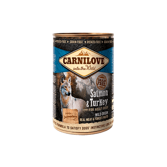 Carnilove Salmon & Turkey Wet Food 6 x 400g - North East Pet Shop Carnilove