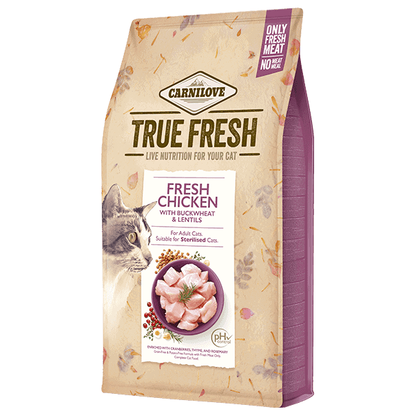 Carnilove True Fresh Cat Chicken Dry Cat Food 1.8kg - North East Pet Shop Carnilove