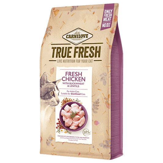 Carnilove True Fresh Cat Chicken Dry Cat Food 1.8kg - North East Pet Shop Carnilove