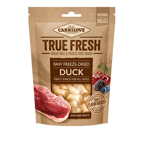 Carnilove True Fresh Raw Freeze-Dried Duck with Red Fruits - North East Pet Shop Carnilove