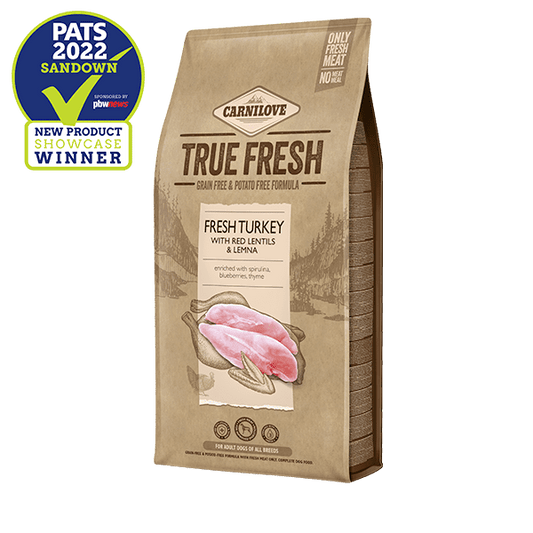 Carnilove True Fresh Turkey Dry Dog Food - North East Pet Shop Carnilove