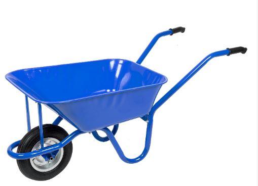 Carrimore General Purpose Wheelbarrow - Blue 80L - North East Pet Shop Carrimore