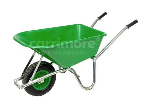 Carrimore Stable Wheelbarrow - Green 120L - North East Pet Shop Carrimore