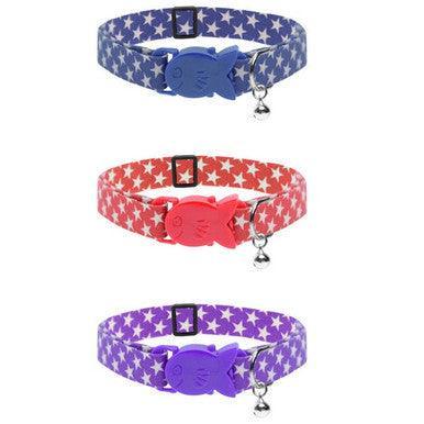 Cat Circus Star Cat Collars Red - North East Pet Shop Cat Circus