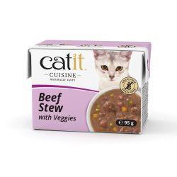 Catit Cuisine Beef Stew with Veggies, 95g - North East Pet Shop Catit