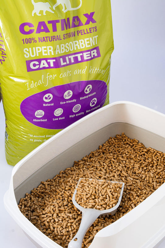 Catmax Straw Pellet Cat Litter - North East Pet Shop Bedmax