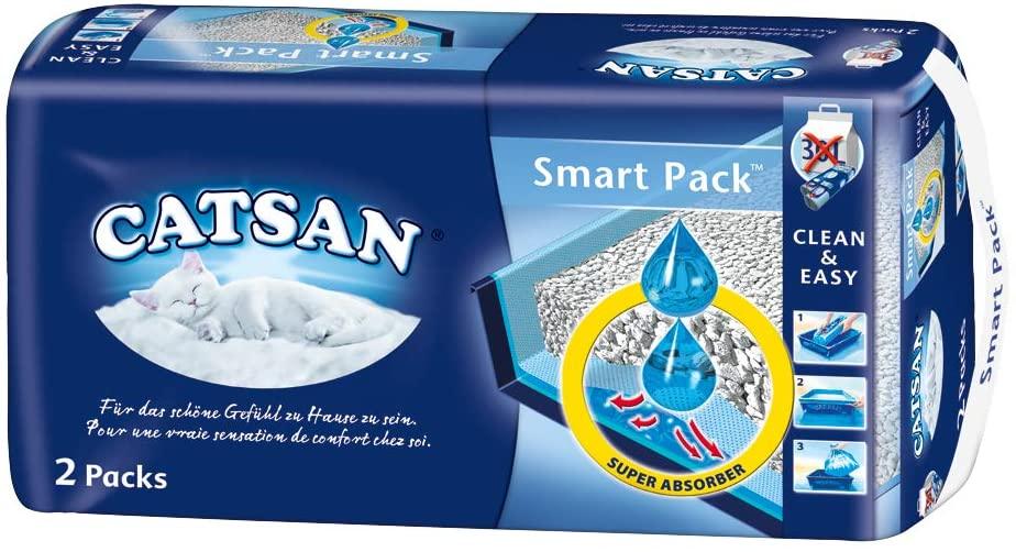 Catsan Smart Pack Cat Litter 2x4L - North East Pet Shop Catsan