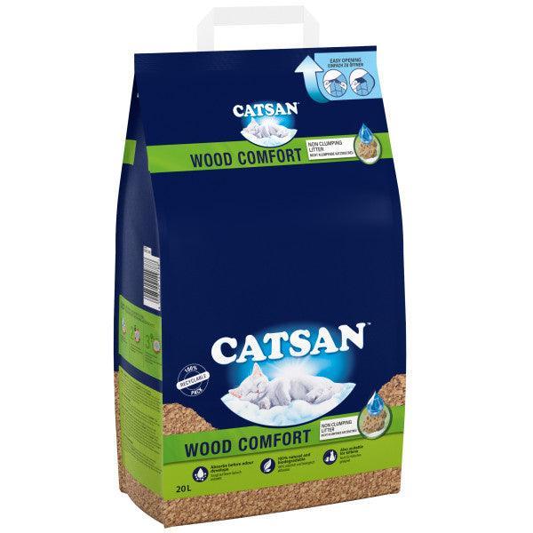 Catsan Wood Comfort Cat Litter - North East Pet Shop Catsan