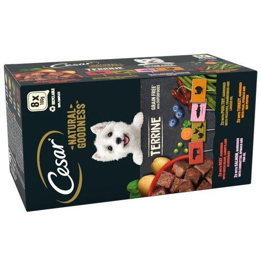 Cesar Natural Goodness Mixed Selection in Loaf 24 x 100g - North East Pet Shop Cesar