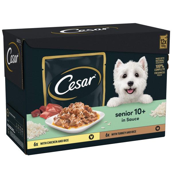 Cesar Pch Delic Senior 10+ SIS 4x12x100g - North East Pet Shop Cesar