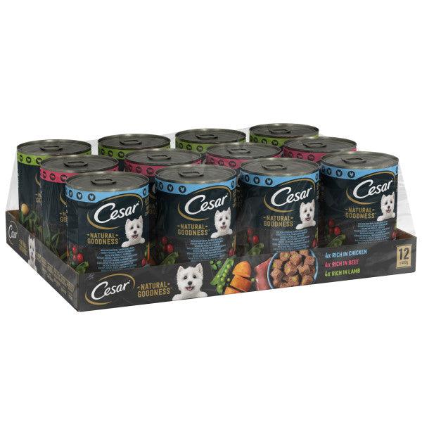 Cesar Tin Nat Goodness Mix Loaf 12x400g - North East Pet Shop Cesar