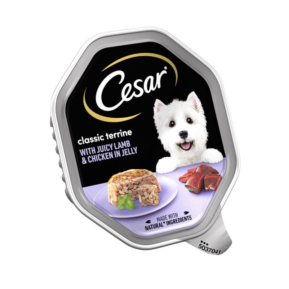 Cesar Tray Classics Lamb CIJ 2x7x150g - North East Pet Shop Cesar