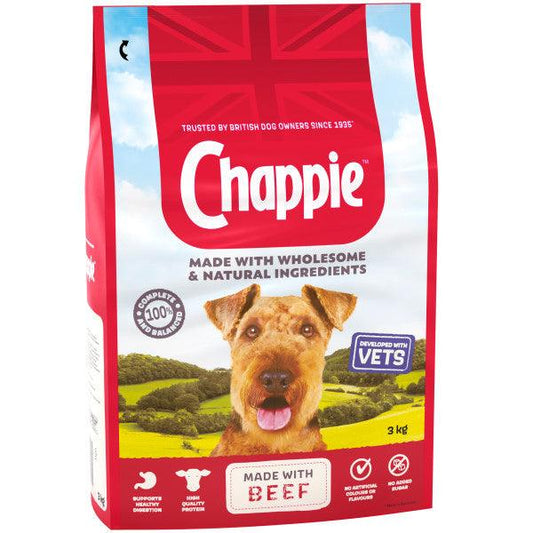 Chappie Dry with Beef & Cereal - North East Pet Shop Chappie