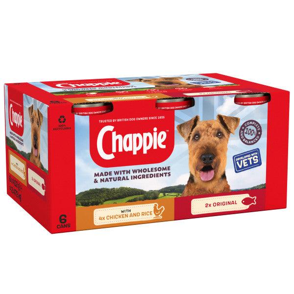 Chappie Tins Favourite Loaf 4x6x412g - North East Pet Shop Chappie