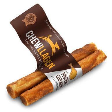 Chewllagen Collagen Chicken Flavour Roll Medium 5" Dog Chew 2 pack 50g - North East Pet Shop Chewllagen