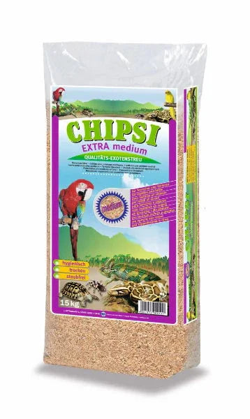 Chipsi Extra Beech Wood Medium 15kg - North East Pet Shop Chipsi