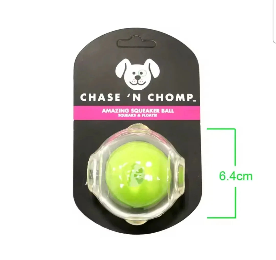 Chomp & Chase Squeaking Balls - North East Pet Shop Chomp & Chase
