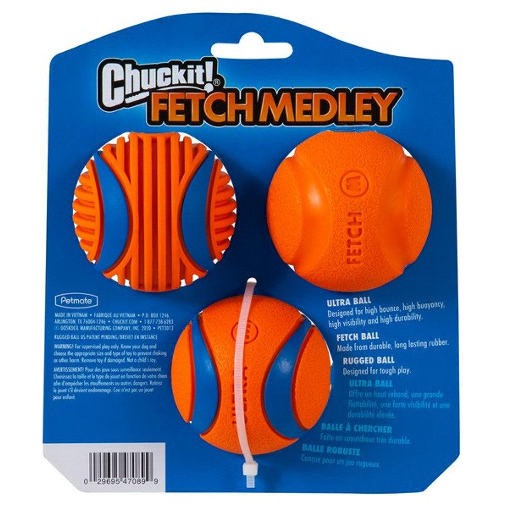 Chuckit! Fetch Medley Gen 3 Medium - 3 Pack - North East Pet Shop ChuckIt!