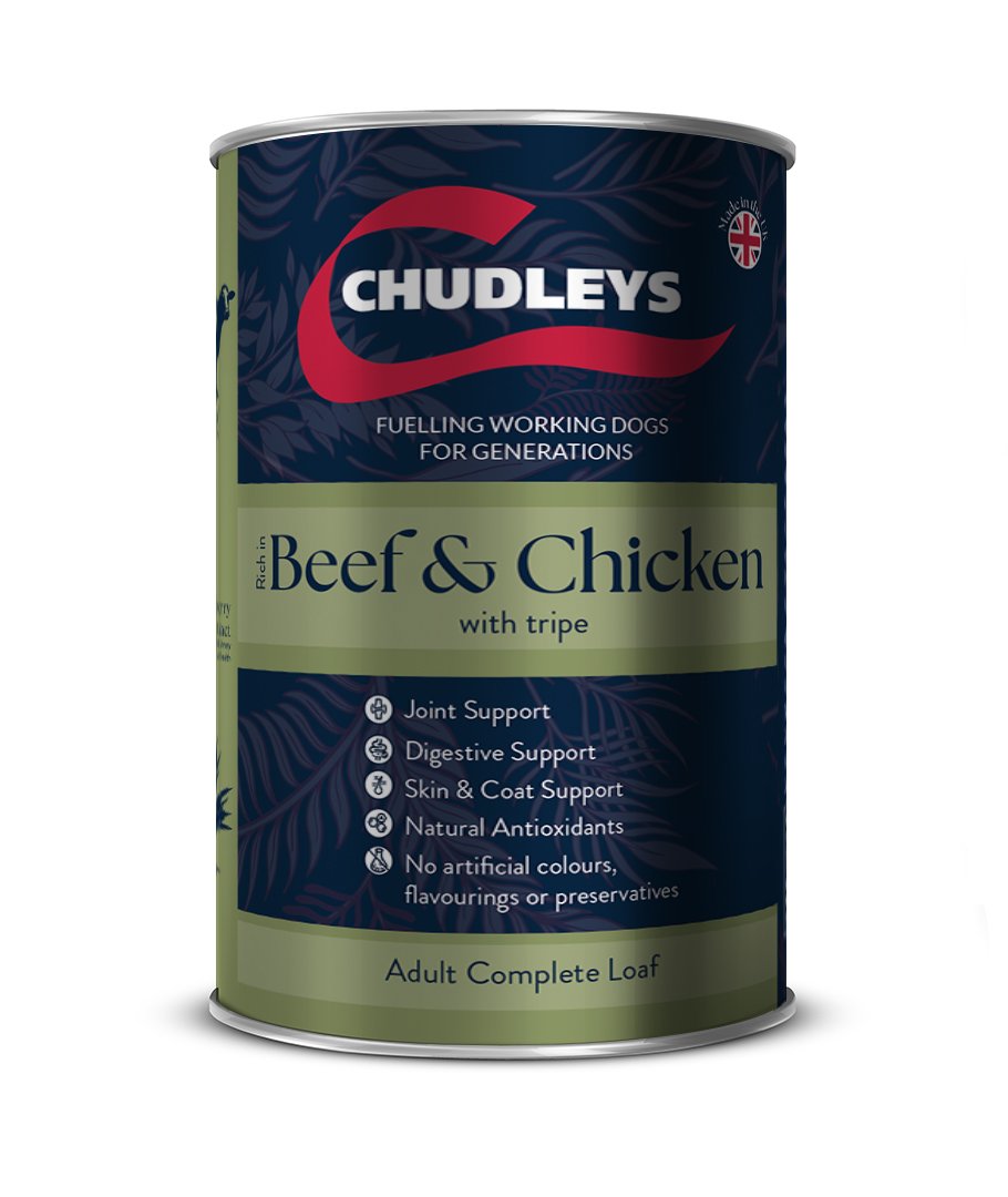 Chudleys Beef & Chicken Tripe Wet 12x395g - North East Pet Shop Chudleys